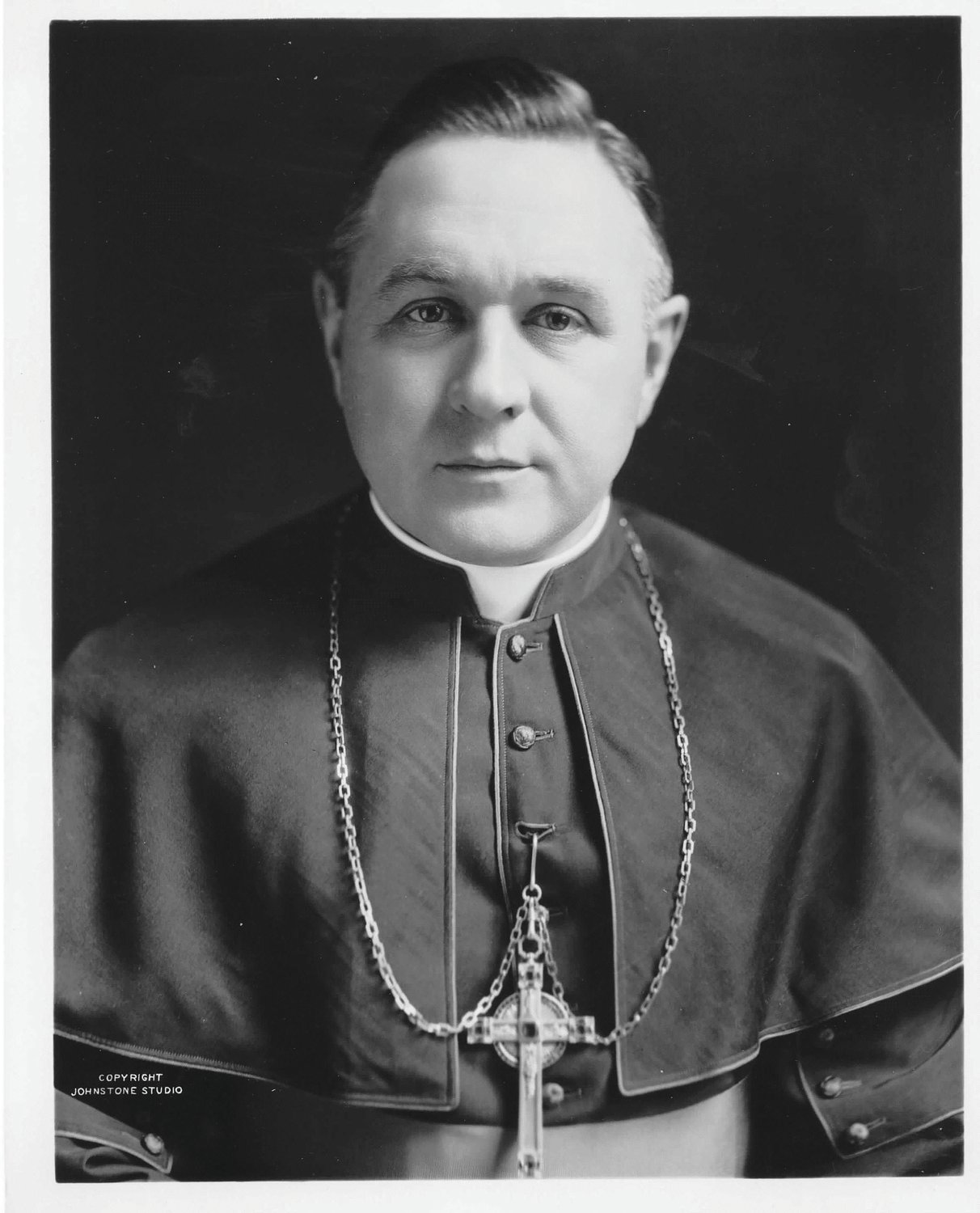 Bishop Francis P. Keough is pictured here in this undated official portrait by Johnstone Studio. The bishop served the Diocese of Providence from 1934-1947.